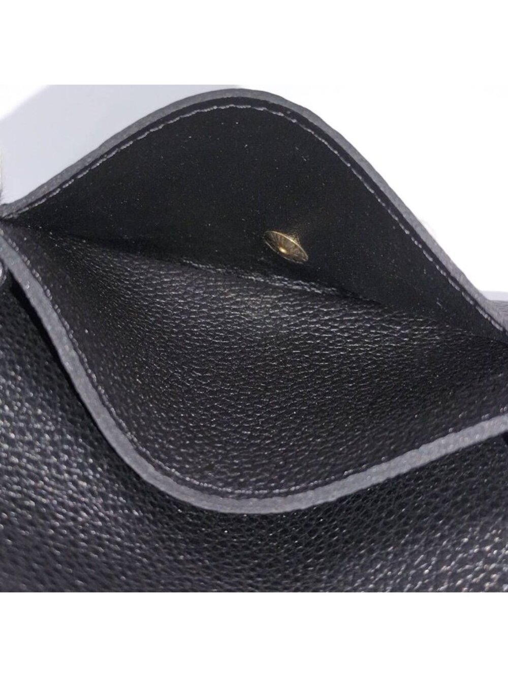 Louis Vuitton Envelope Calto Visit Card Case Monogram Empreinte Noir - Picture 9 of 9